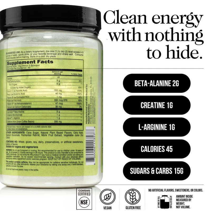 Watermelon Pre Workout Supplement - Watermelon Made for Everyday Active Routines