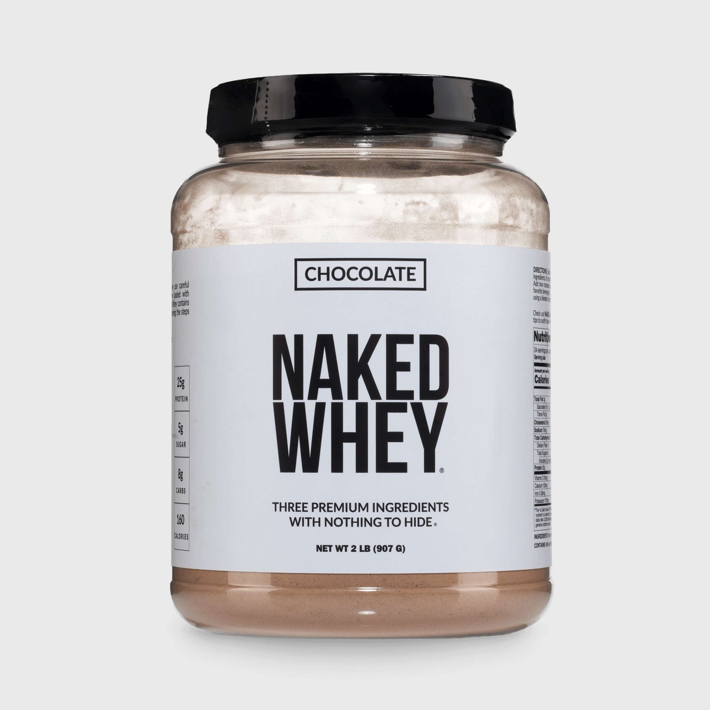 Chocolate Whey Protein Powder - Chocolate - Standard Size with a Smooth, Versatile Powder Format