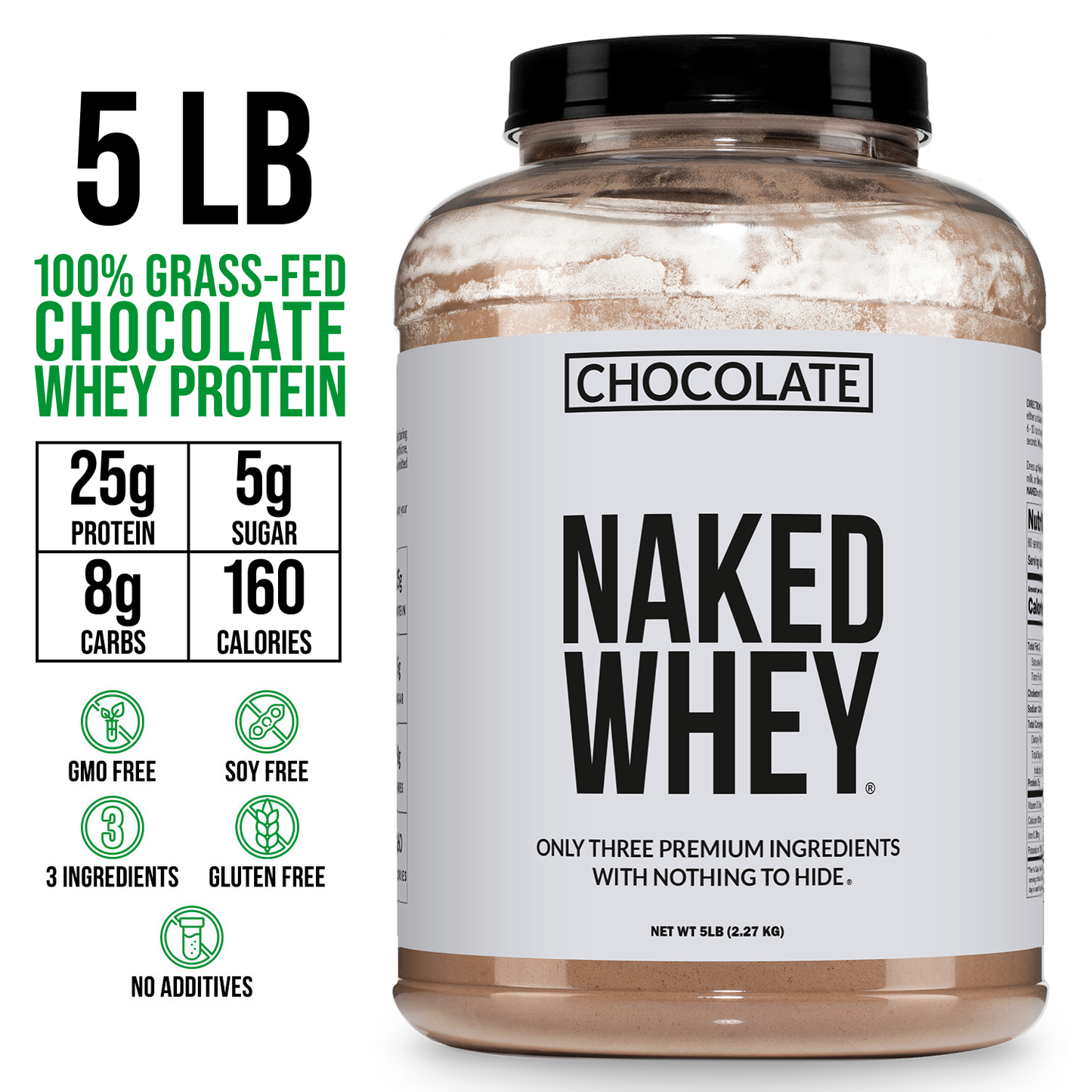 Chocolate Whey Protein Powder - Chocolate - Value Size with a Smooth, Versatile Powder Format