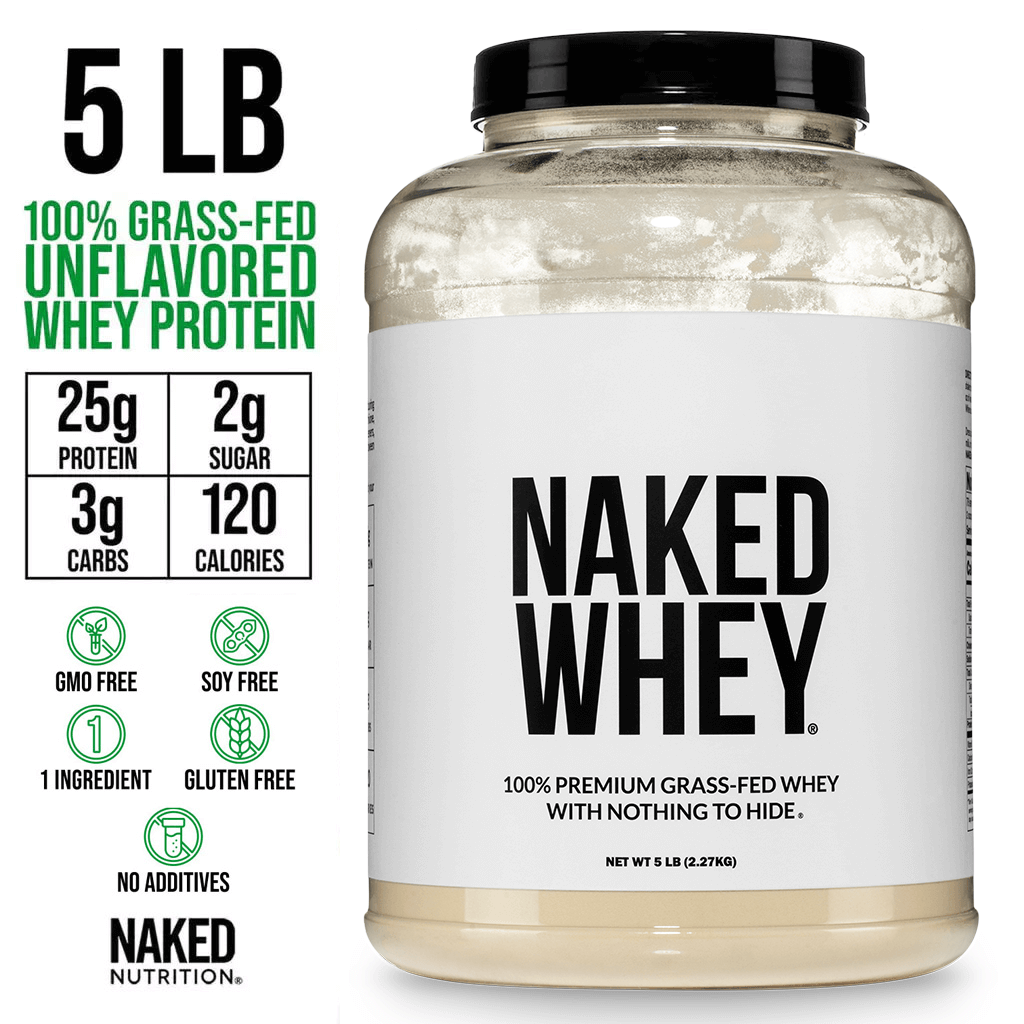 Grass Fed Whey Protein Powder - Unflavored - Bulk Size with a Smooth, Versatile Powder Format