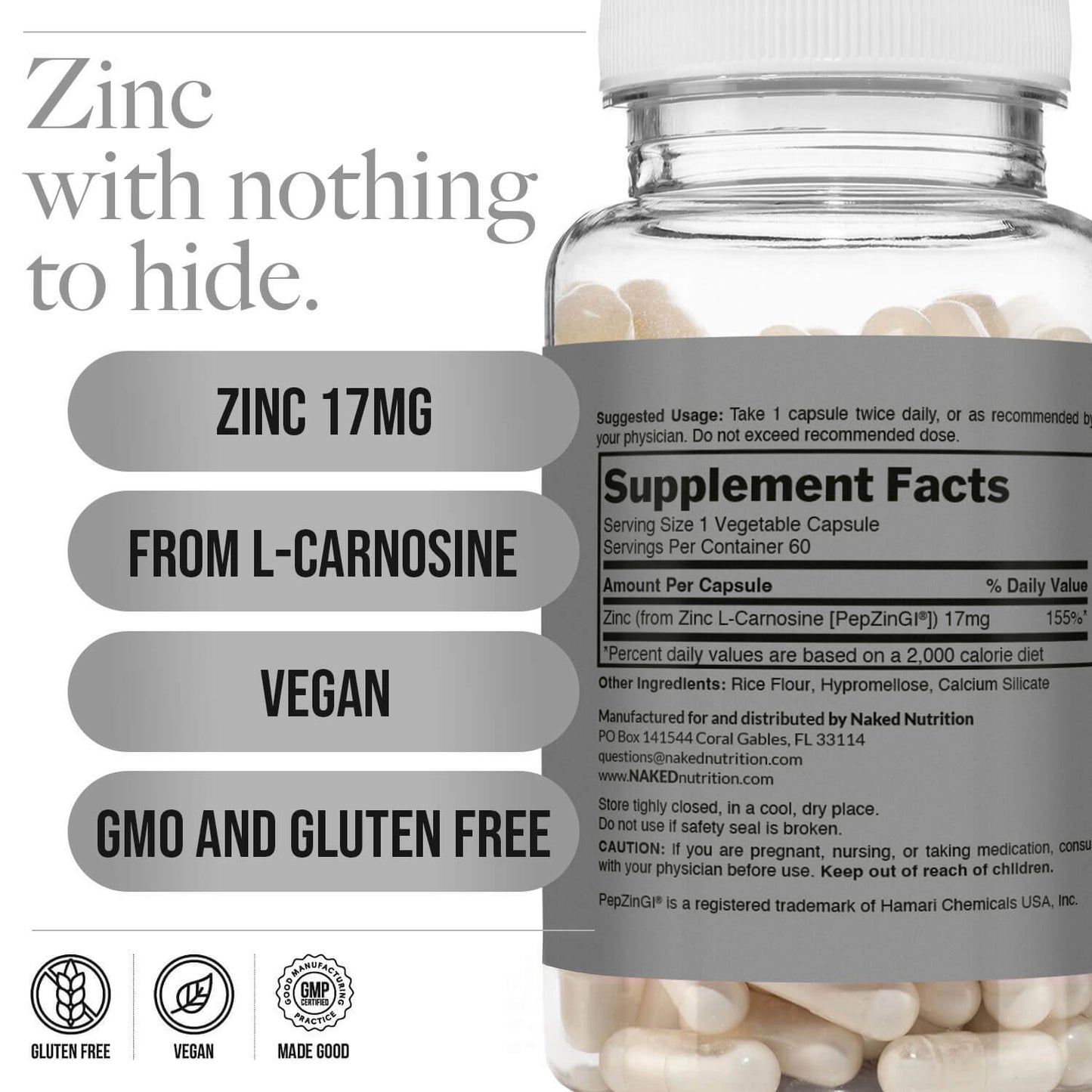 Daily Zinc Supplement - Zinc for Easy Everyday Supplement Use