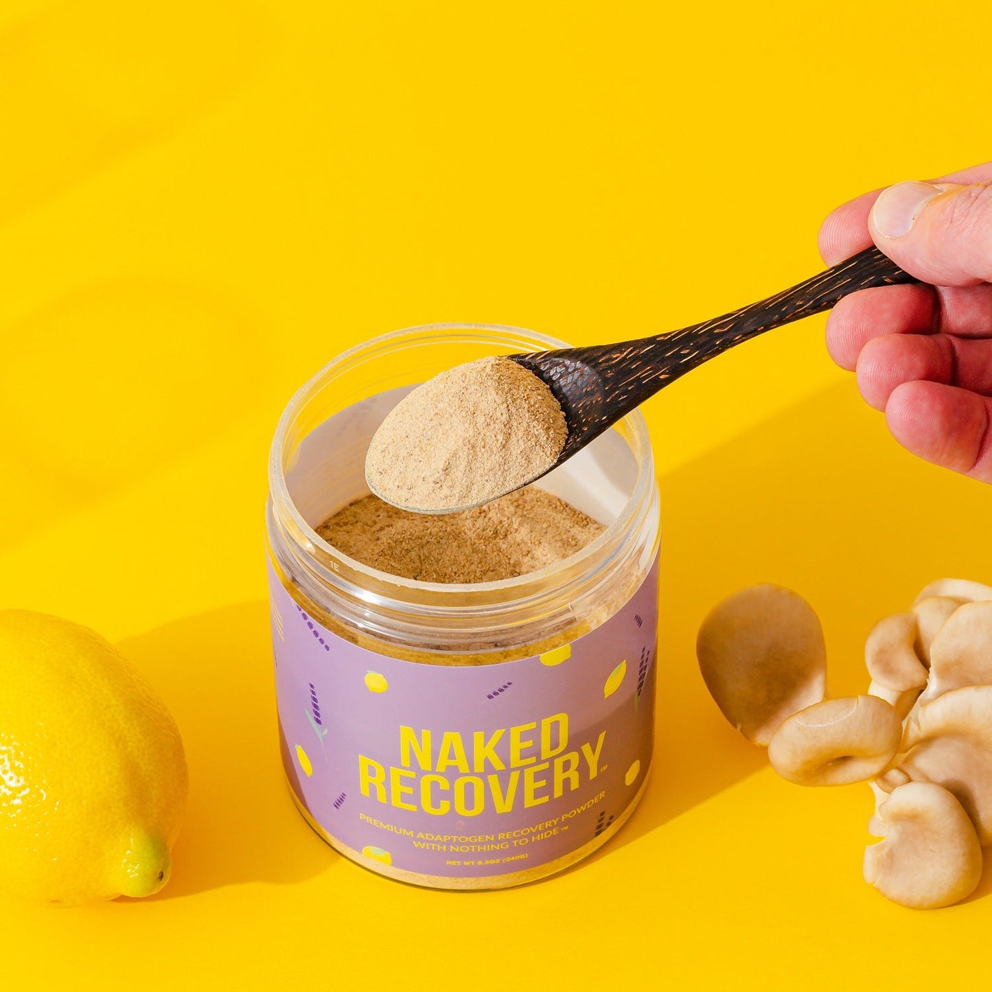 Mushroom Blend Supplement with Tart Cherry & Lemon Balm for Simple Preparation and Everyday Use