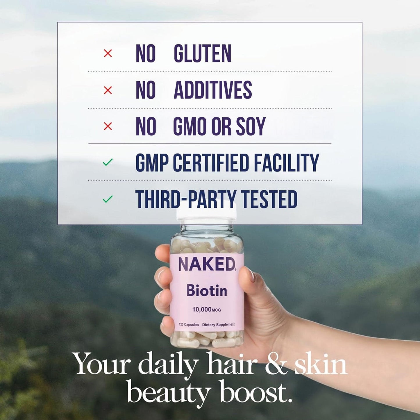 Daily Biotin Supplement - Biotin for Easy Everyday Supplement Use