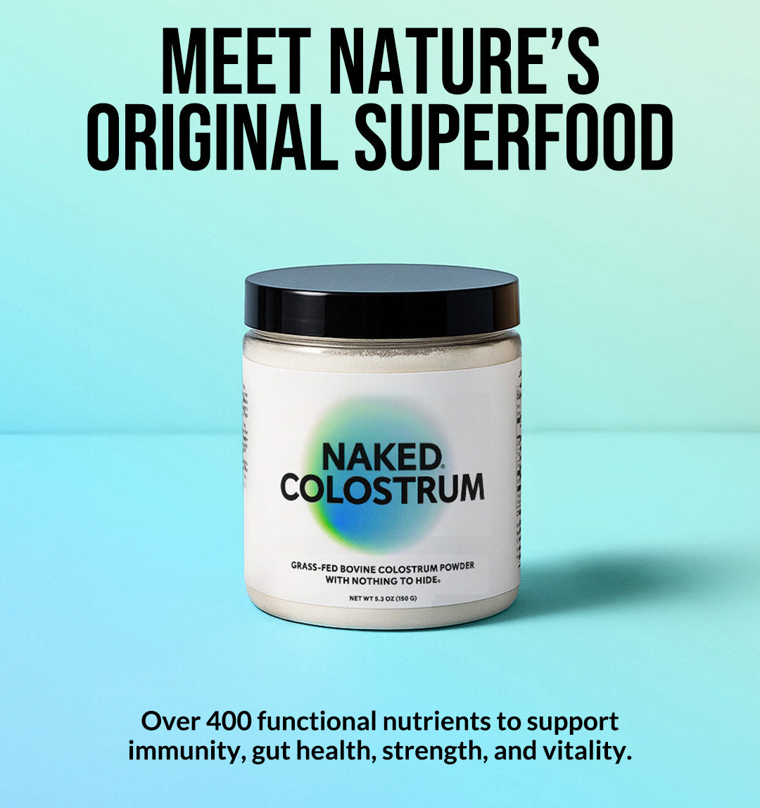 Grass-Fed Colostrum Powder - Colostrum Powder Made for Simple Daily Mixing Routines