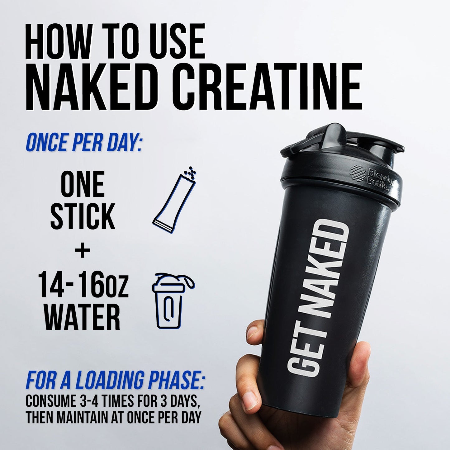 Creatine Travel Packets - Unflavored Sticks Made for Everyday Active Routines
