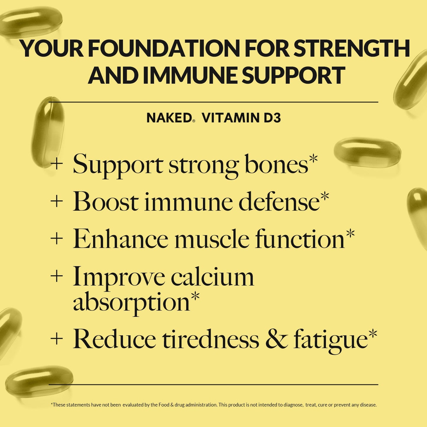 Daily Vitamin D3 Supplement - Vitamin D3 for Easy Everyday Supplement Use