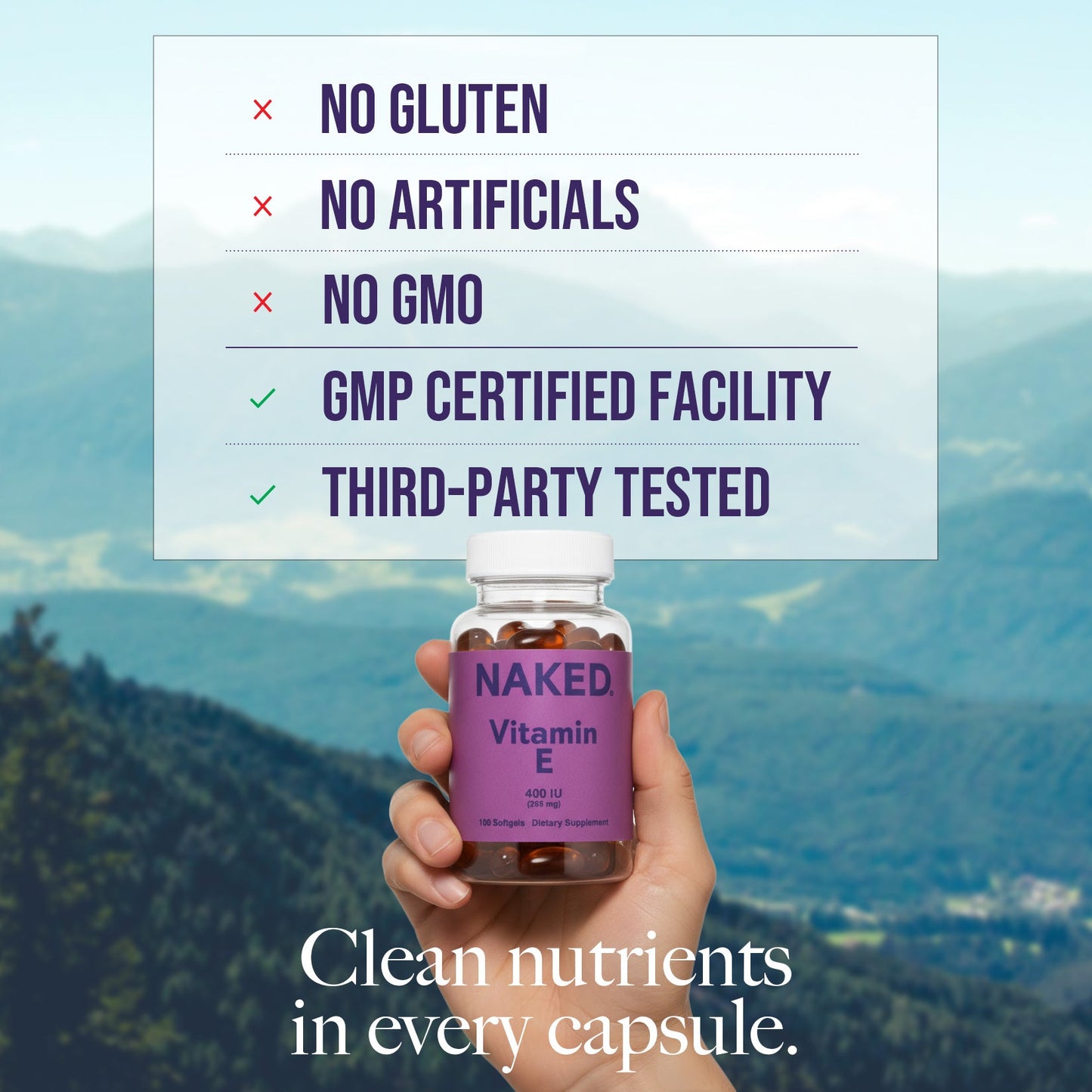 Daily Vitamin E Supplement - Vitamin E for Easy Everyday Supplement Use