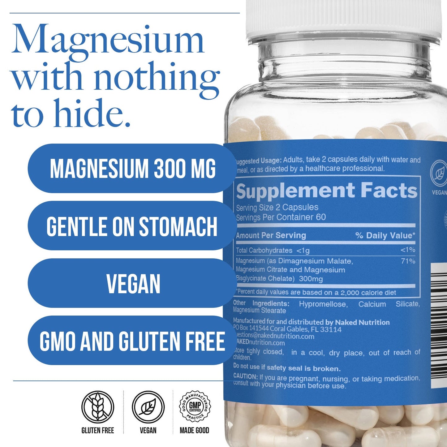 Daily Magnesium Supplement - Magnesium for Easy Everyday Supplement Use