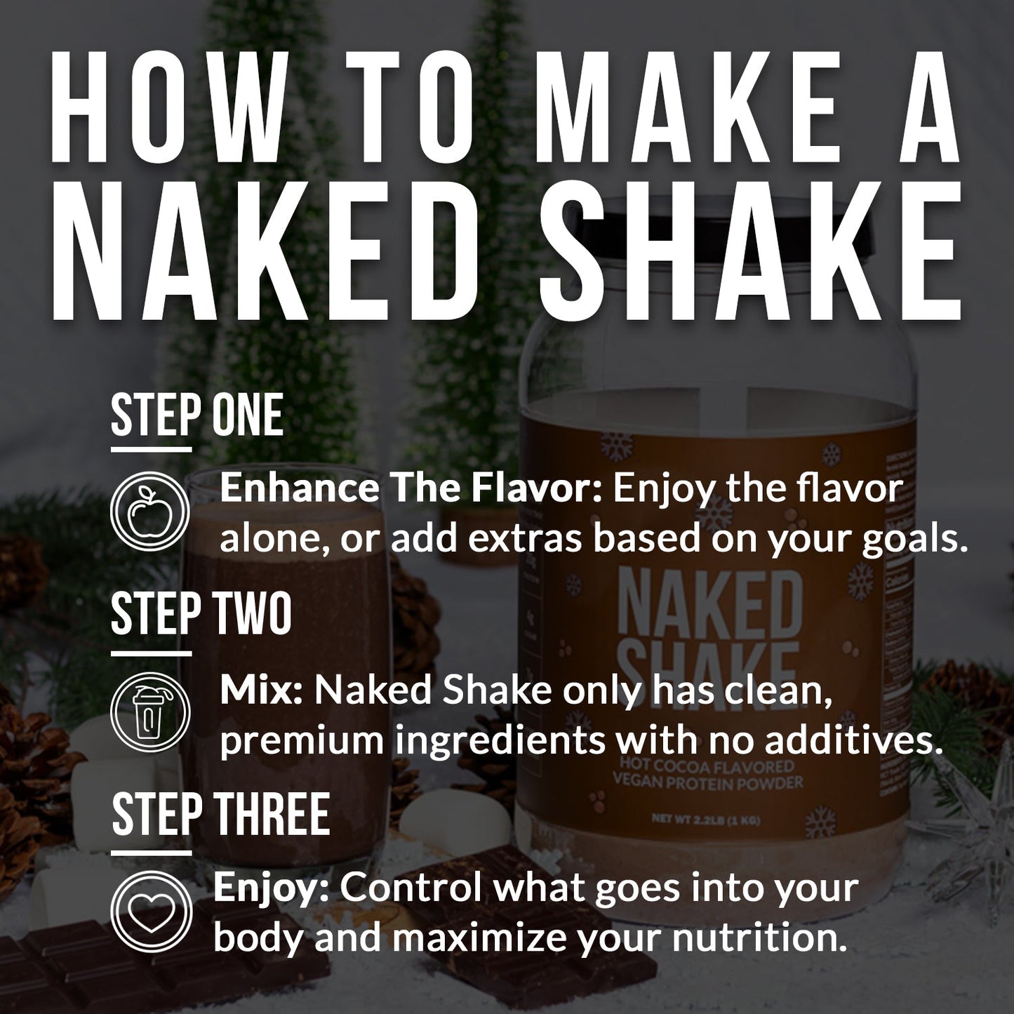 Hot Cocoa Protein Shake - Hot Cocoa Made for Flexible Nutrition Routines