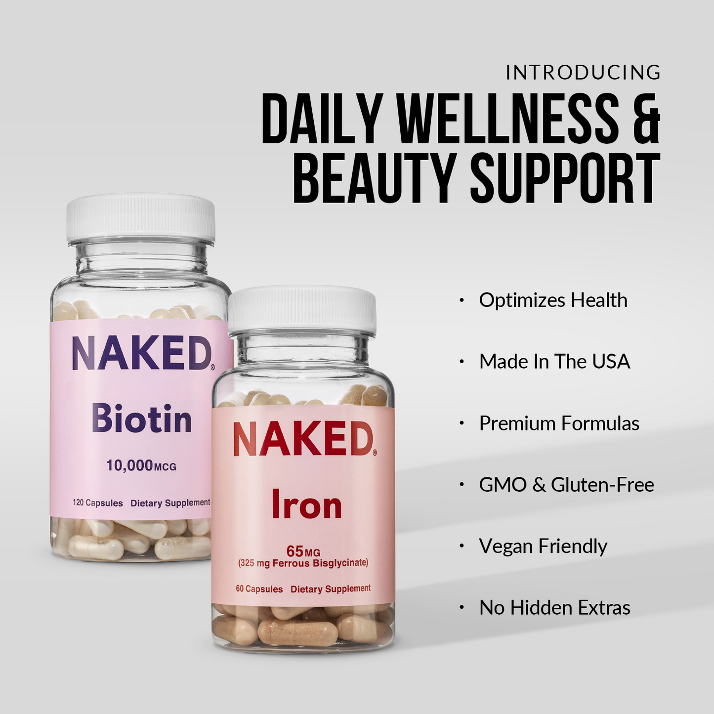 Daily Iron Supplement - Iron for Easy Everyday Supplement Use