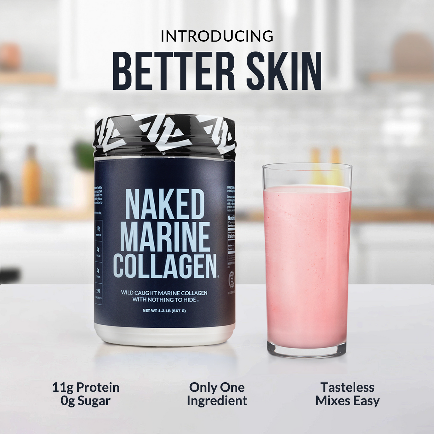 Marine Collagen Peptides Protein Powder - Marine Collagen Made for Simple Daily Mixing Routines