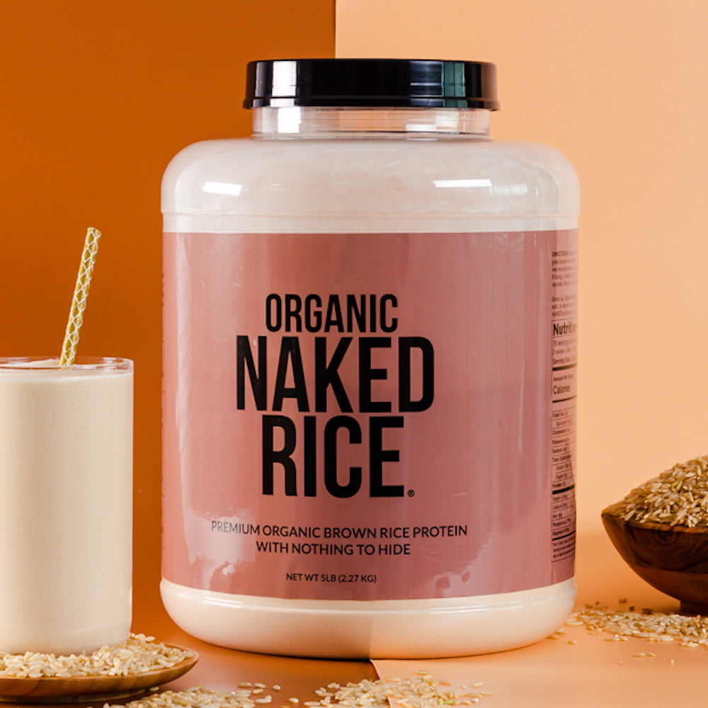 Organic Brown Rice Protein Powder 1lb - Unflavored 1LB with a Smooth, Versatile Powder Format