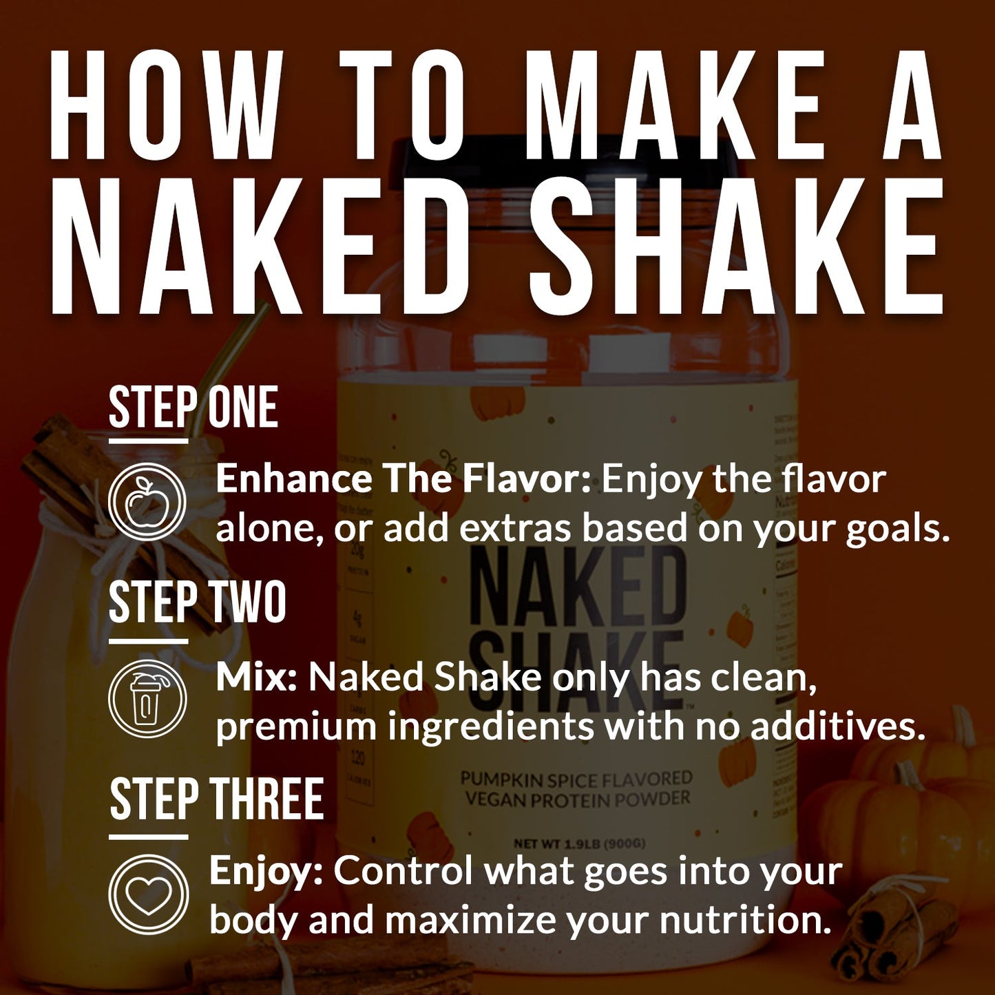 Pumpkin Spice Protein Shake - Pumpkin Spice Made for Flexible Nutrition Routines