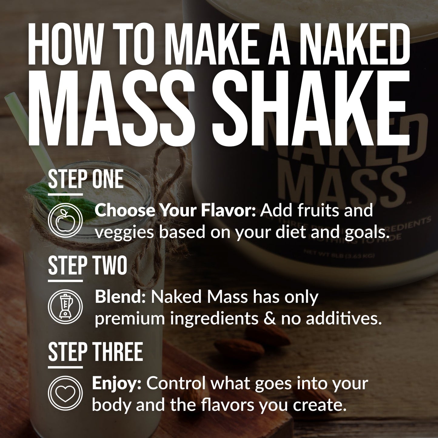 Strawberry Mass Gainer Protein Supplement - Strawberry for Smooth Shakes and Everyday Nutrition