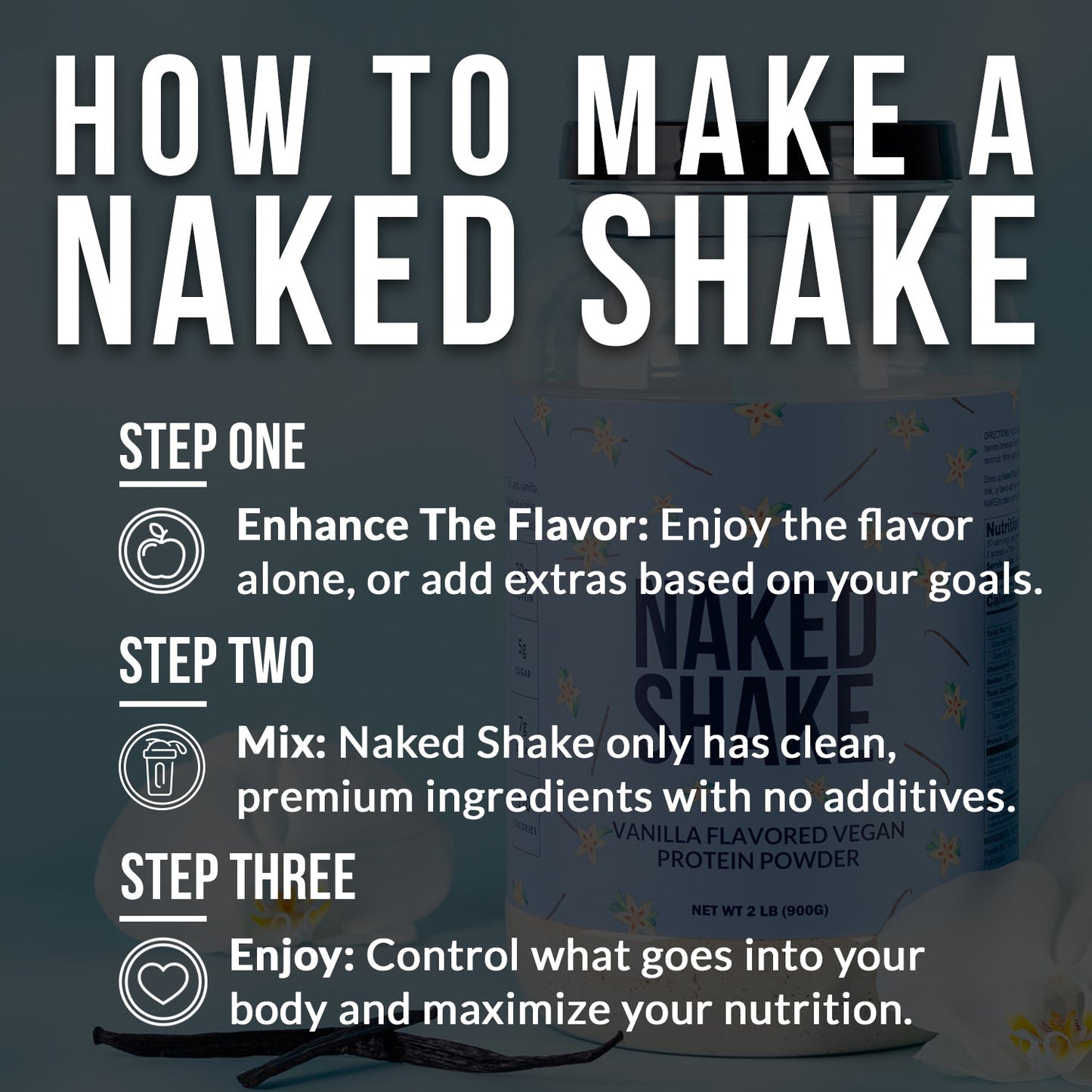 Vanilla Protein Shake - Vanilla Made for Flexible Nutrition Routines