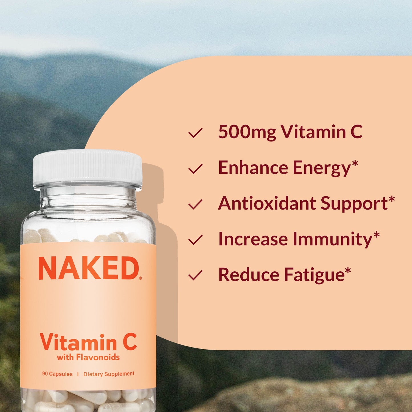 Daily Vitamin C Supplement - Vitamin C for Easy Everyday Supplement Use